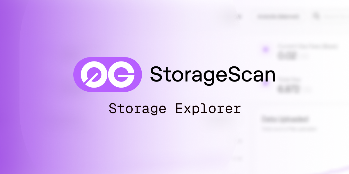 0G StorageScan — Official Mainnet Storage Explorer | 0G Network